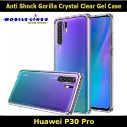 Anti Shock Gorilla Transparent Crystal Clear Gel Case For Huawei P30 Pro VOG-L29 Slim Fit Look